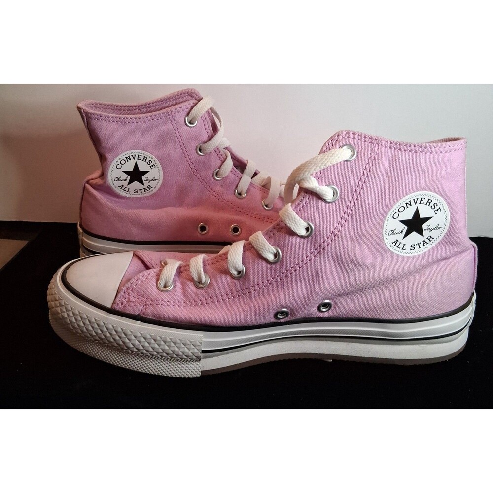 Converse All Star Chuck Taylor Shoes Canvas Hi Top Pink Women 8